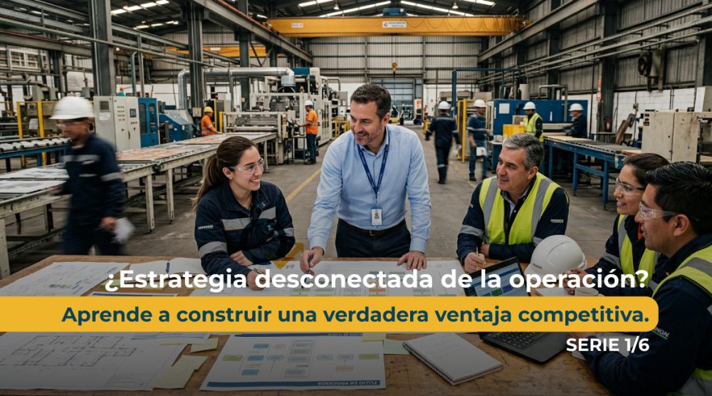 Equipo directivo alineando planeacion estrategica con procesos operativos para lograr ventaja competitiva en Qualytas S&S